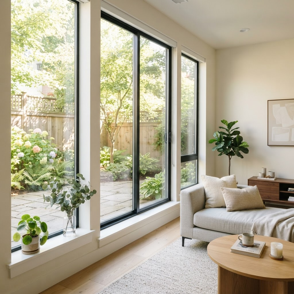 Spotless interior window
